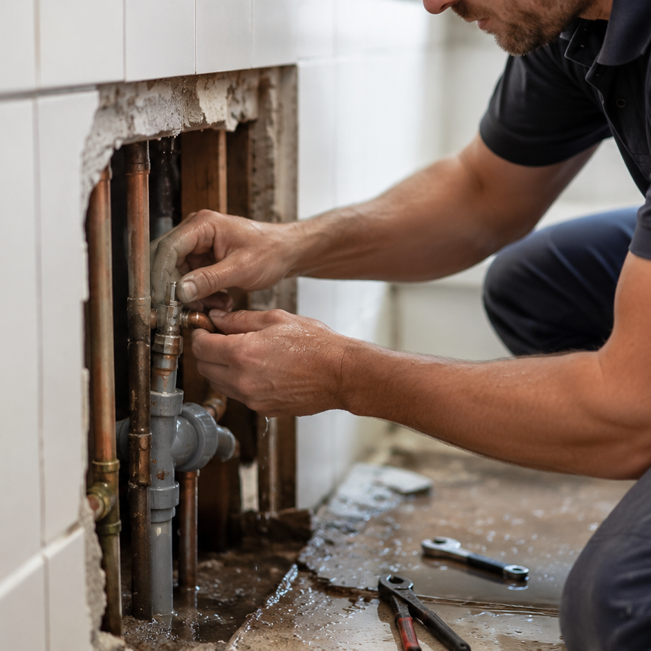 Lekkage Rotterdam Reparatie Van Lekkage Schade Door Max De Aannemer Vakkundig Snel En Vriendelijk